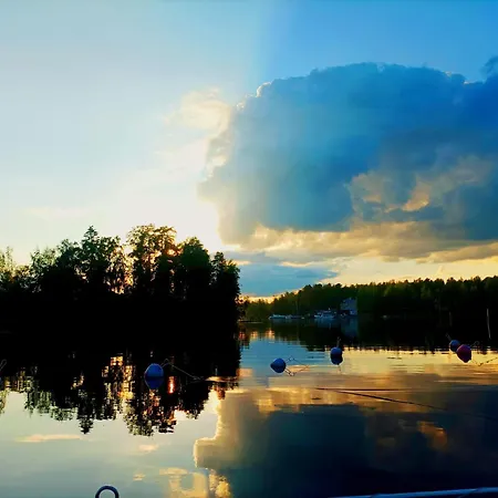 Laivamajoitukset On A Sailboat In Harbour