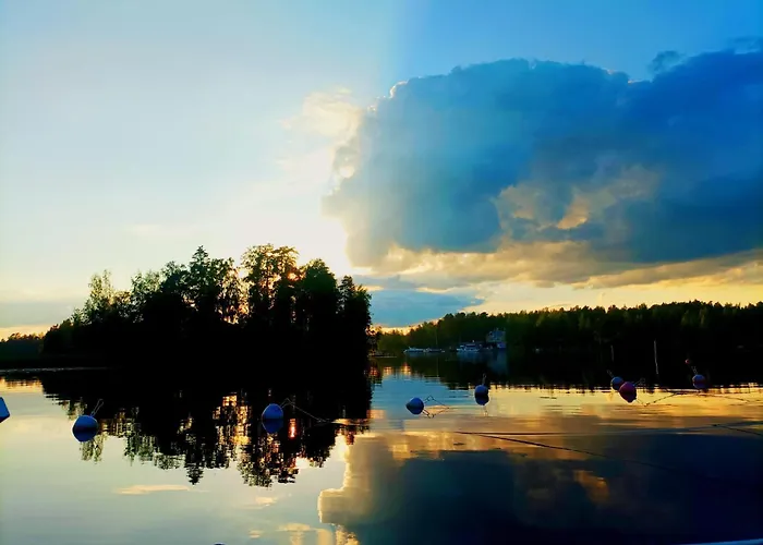 Laivamajoitukset On A Sailboat In Harbour